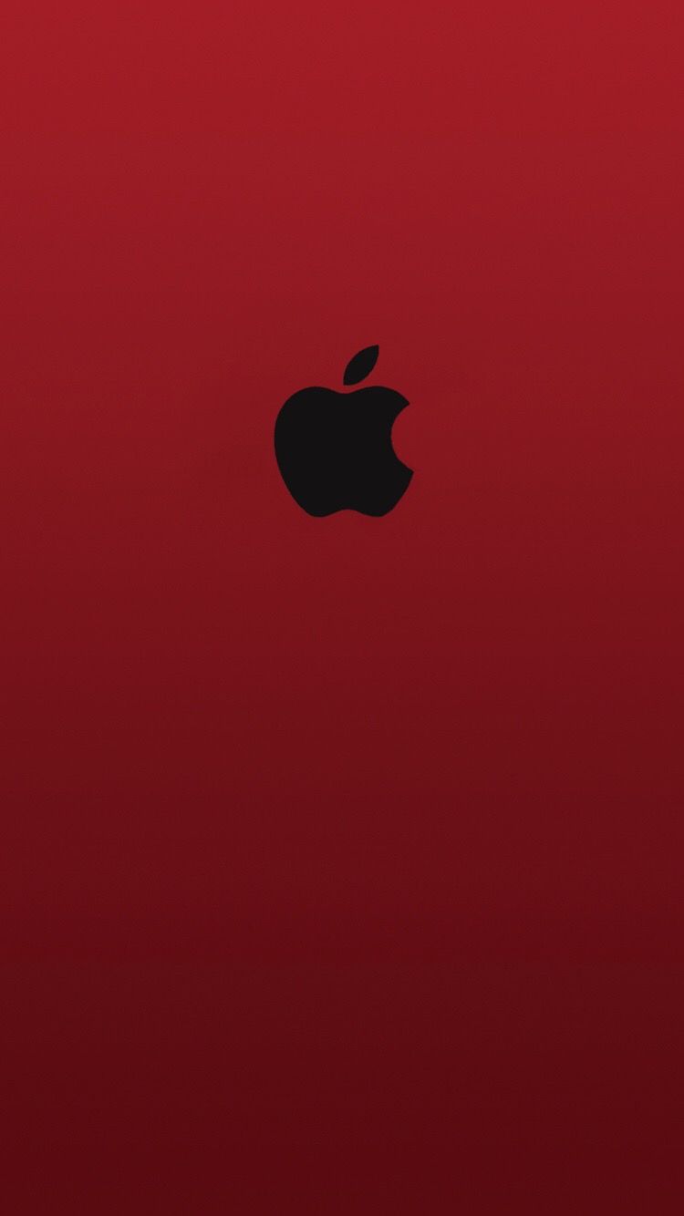 Iphone Wallpaper Apple Logo Red Black - Michigan Avenue Magazine - HD Wallpaper 