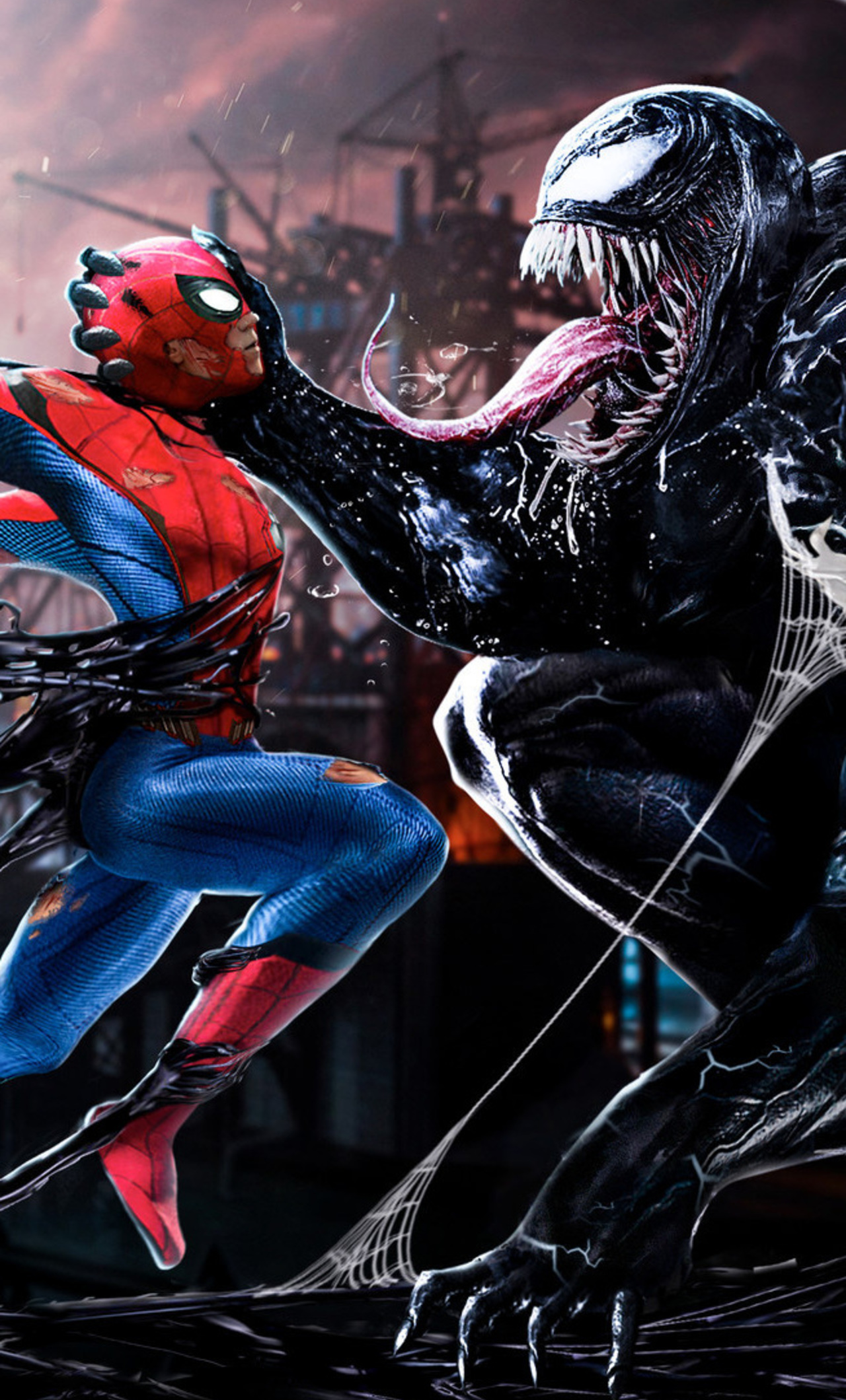 Featured image of post View 25 Spiderman Vs Venom Wallpaper 4K