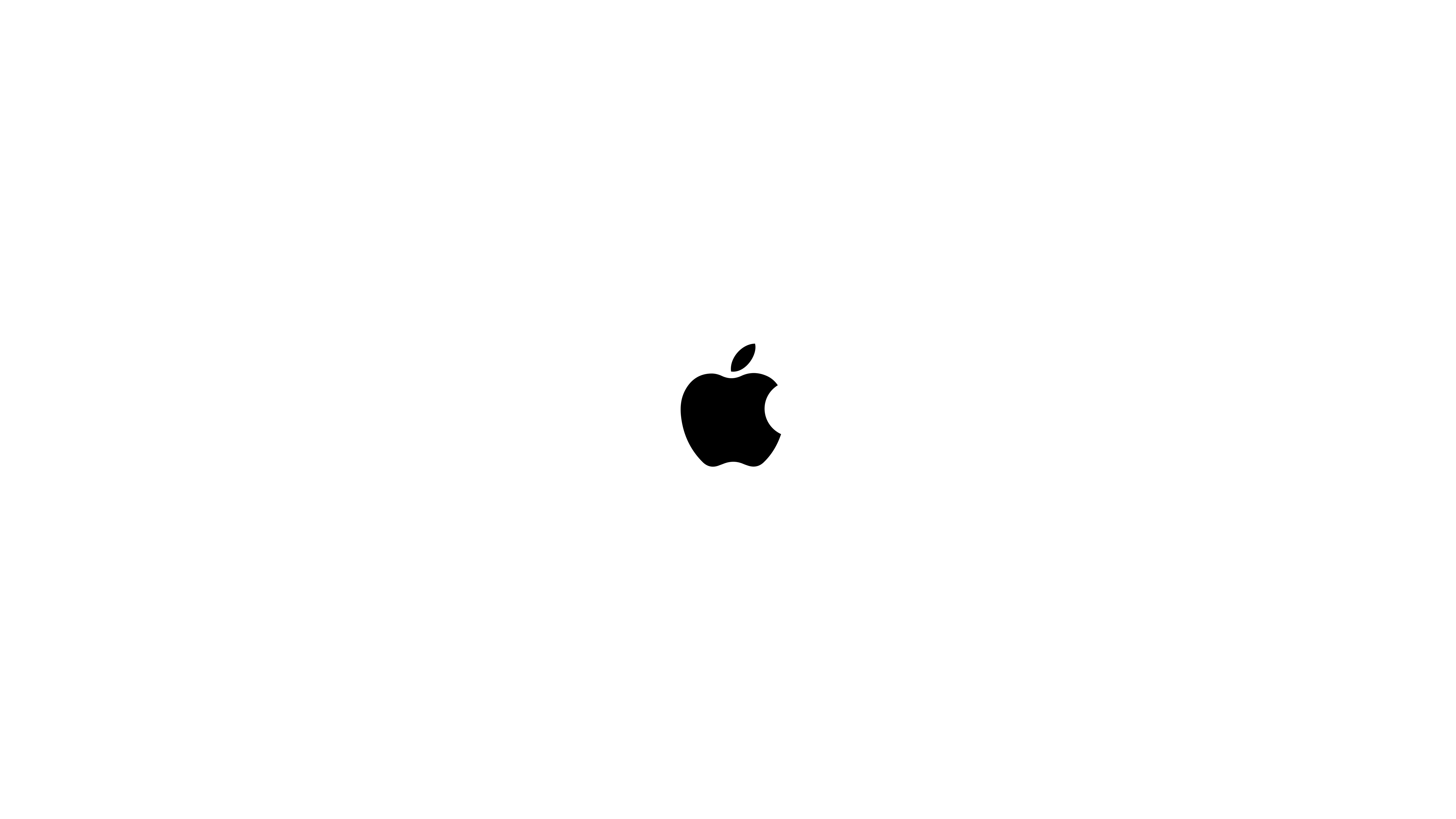 Apple Logo Black Uhd 8k Wallpaper - Apple Boot Screen - HD Wallpaper 