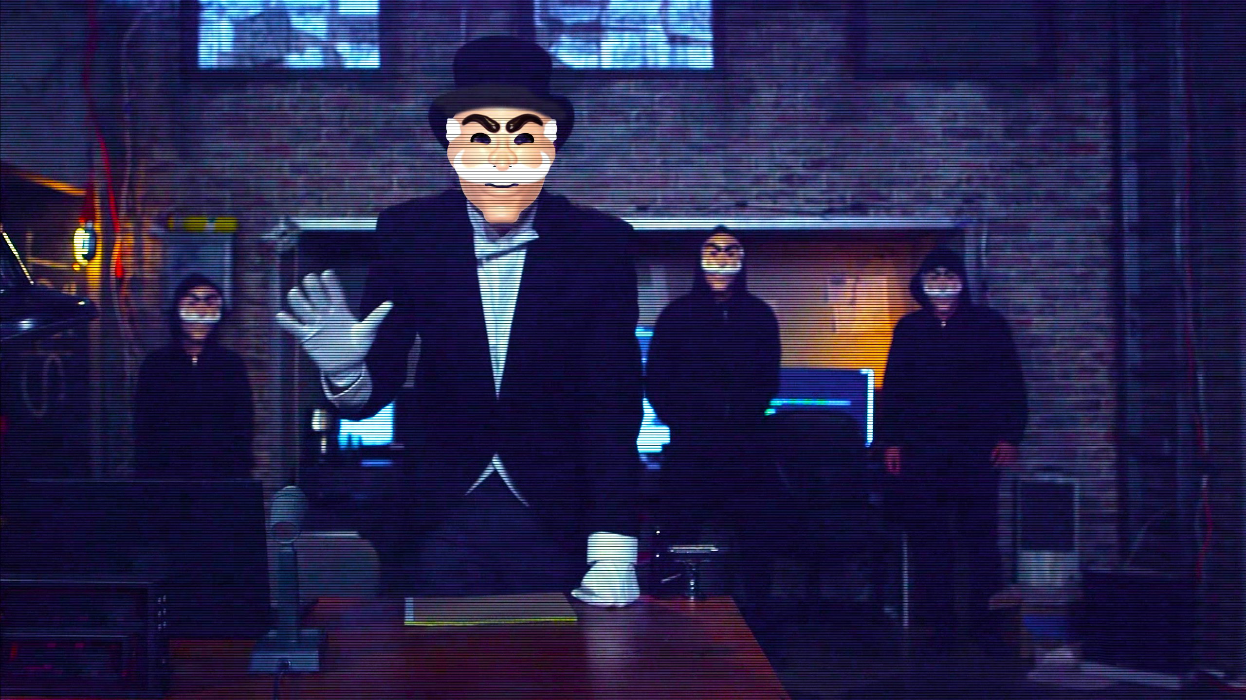 Wallpaper Mr Robot Tv Series, Anonymous - Mr Robot - HD Wallpaper 