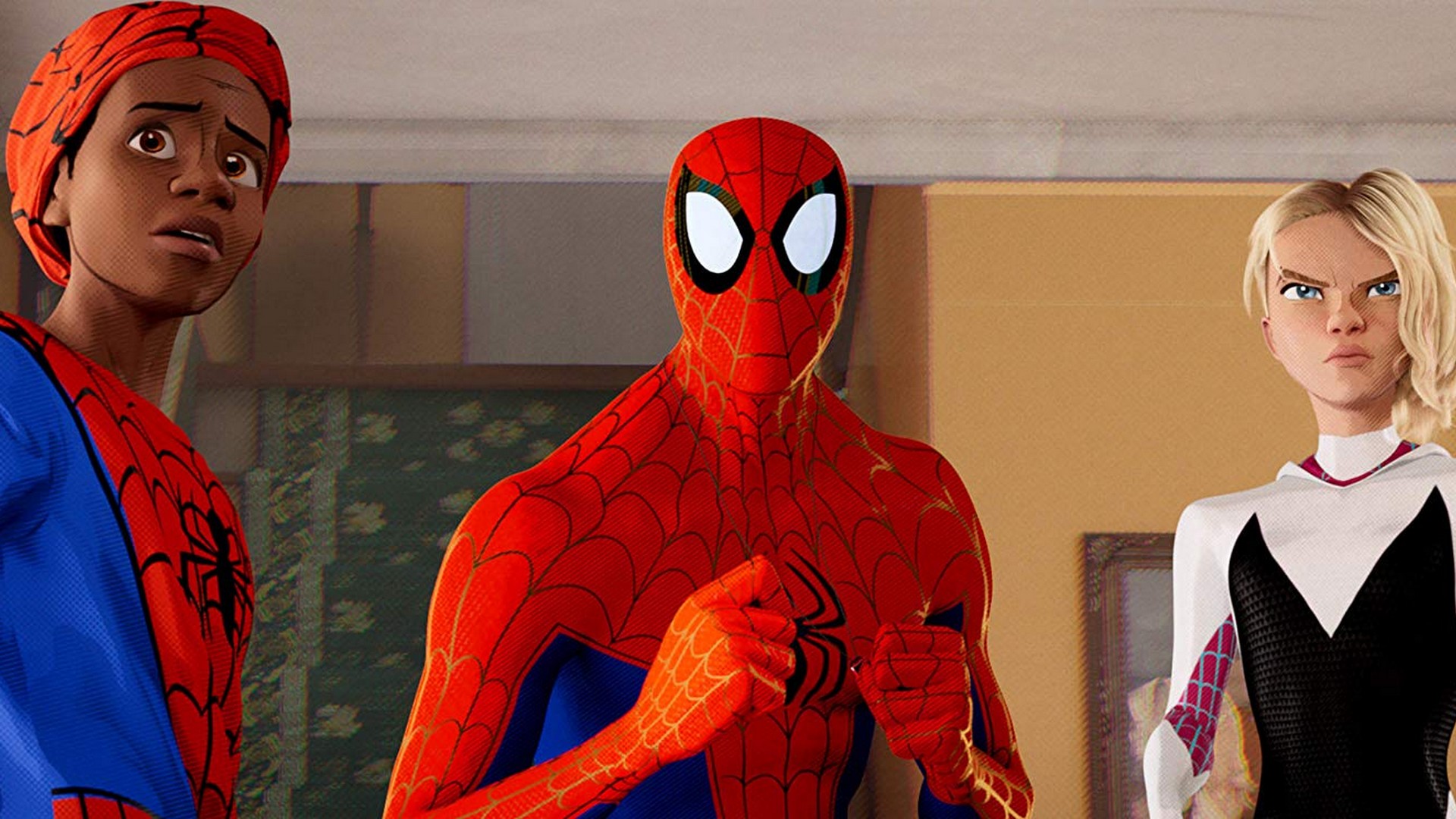 Spider Man Into The Spider Verse 2018 Wallpaper Hd - Peter Parker Spider Man  Into The Spider Verse - 1920x1080 Wallpaper 