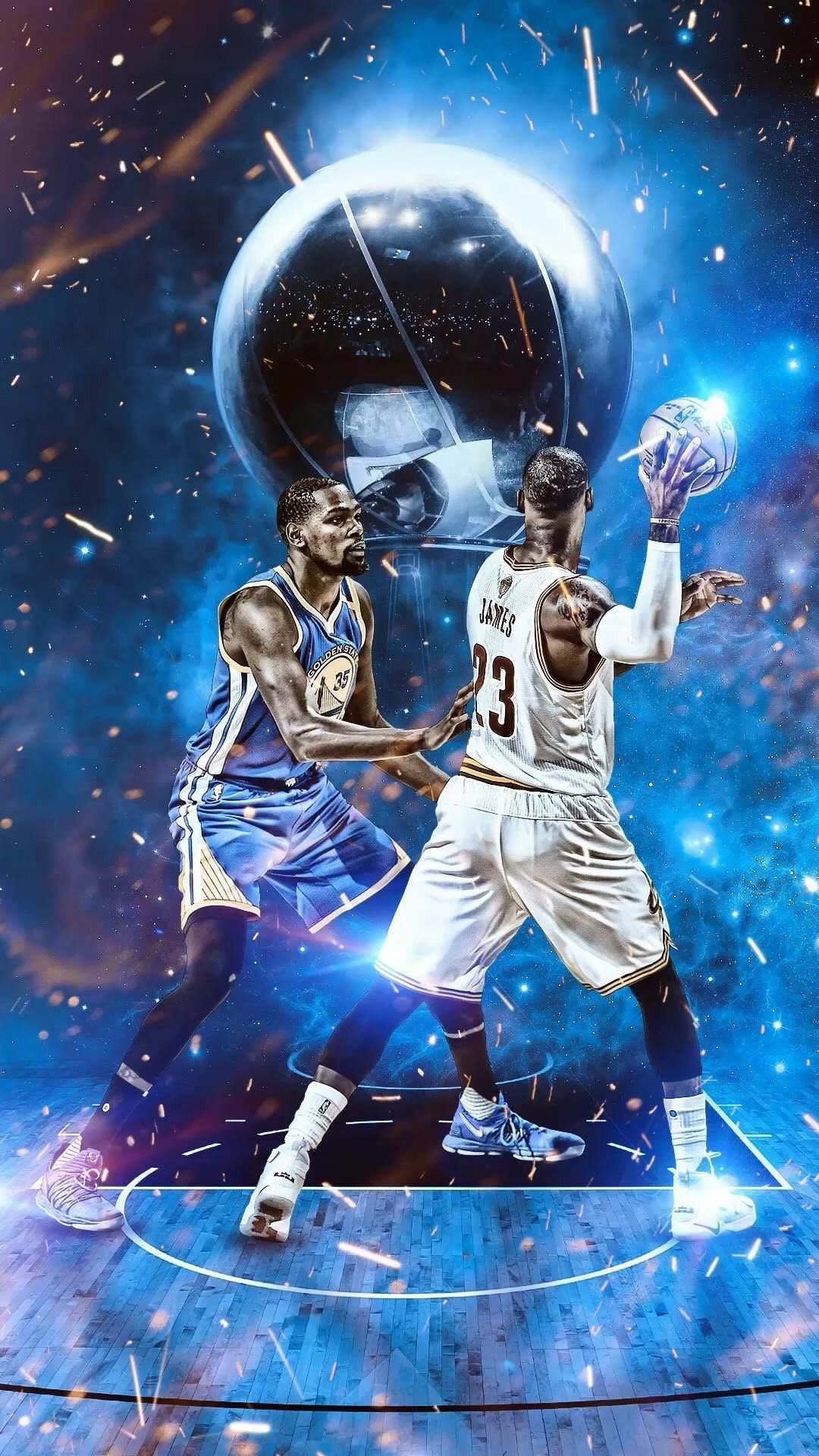Nba Finals Lebron James And Kevin Durant - HD Wallpaper 