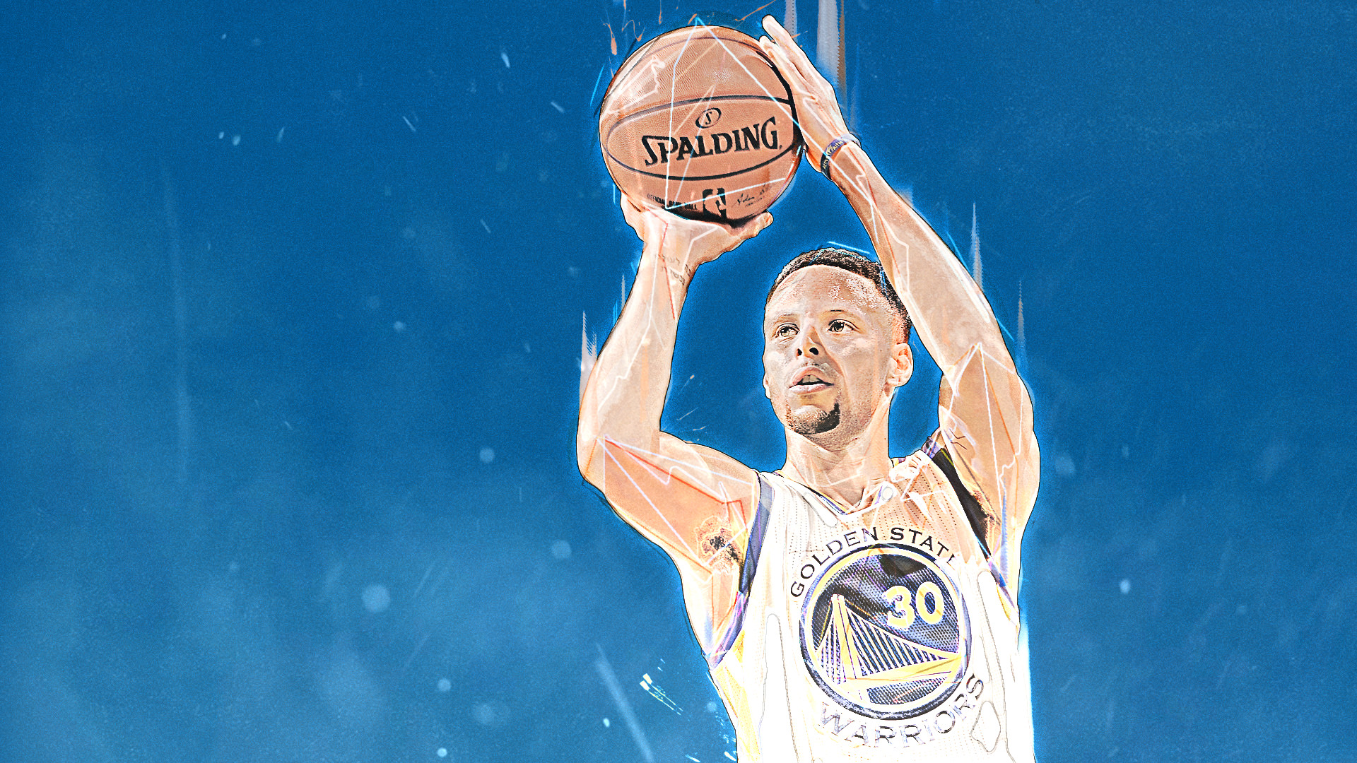 [​img] - Steph Curry Segura A Bola - HD Wallpaper 