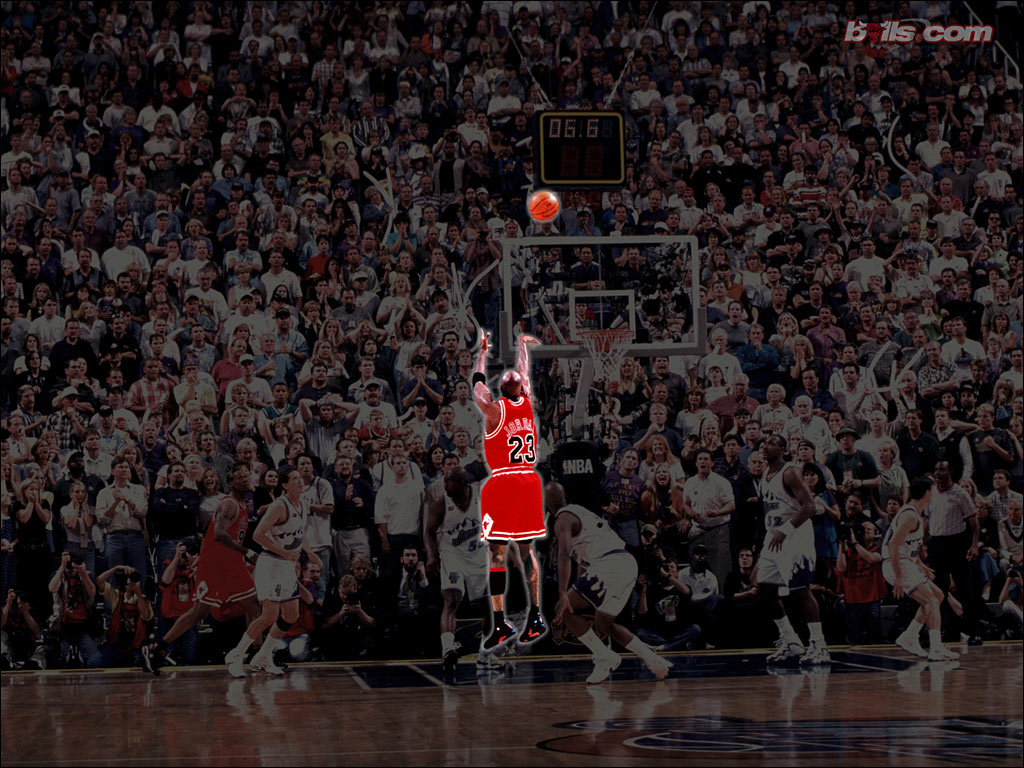Nba Wallpaper - Michael Jordan Last Shot - HD Wallpaper 