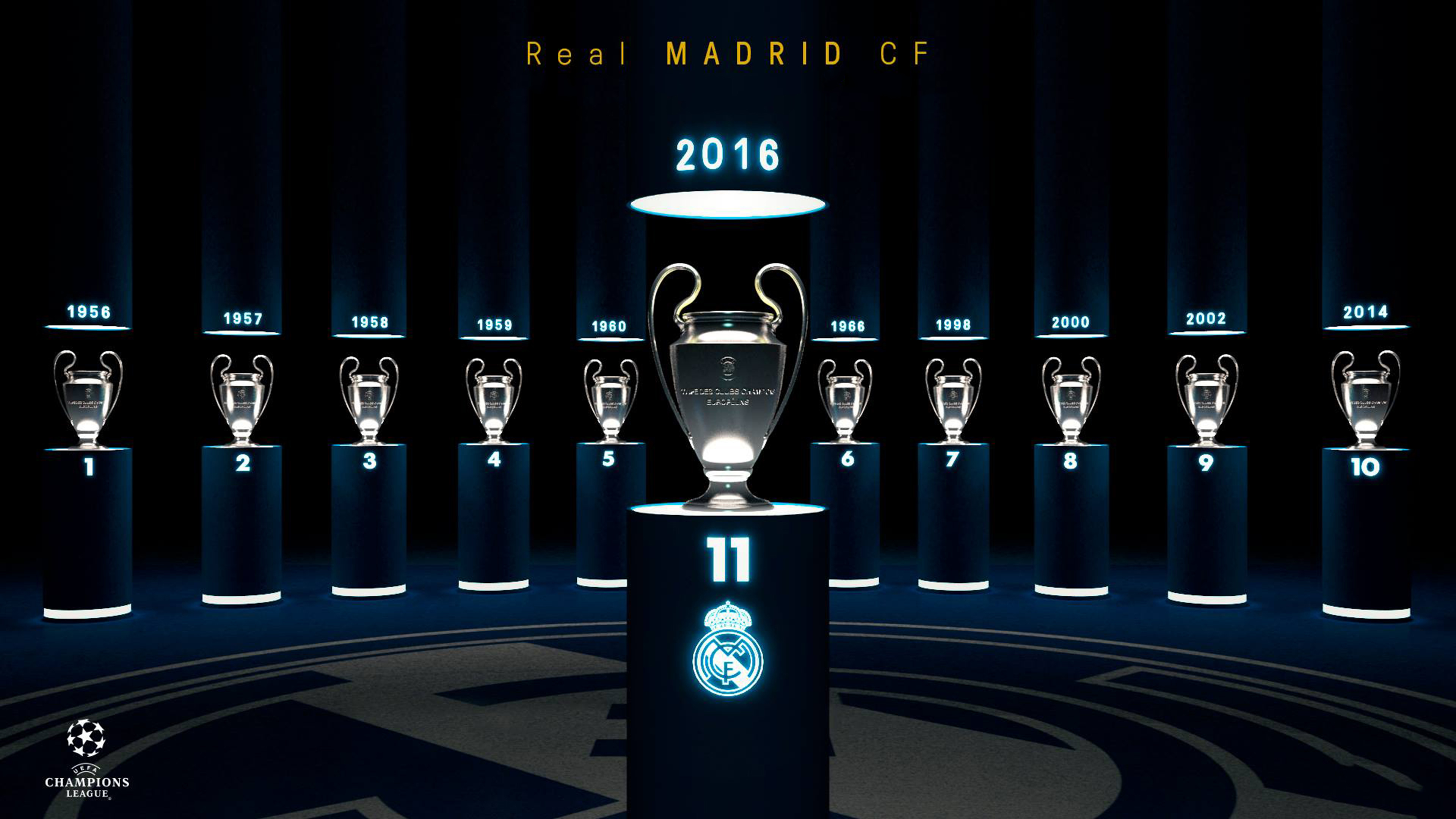 Real Madrid Trophies 2018 - HD Wallpaper 