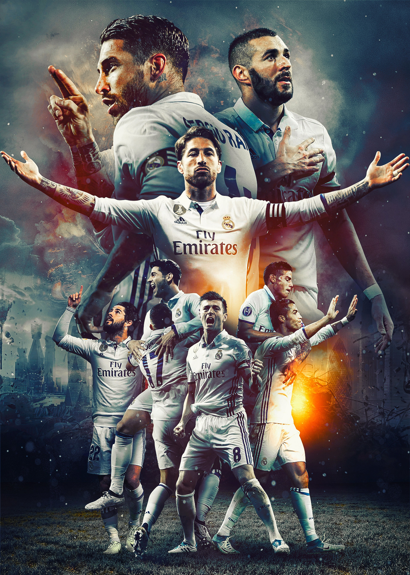 Real Madrid Wallpaper Hd 
 Data-src - Real Madrid Wallpaper 2019 - HD Wallpaper 