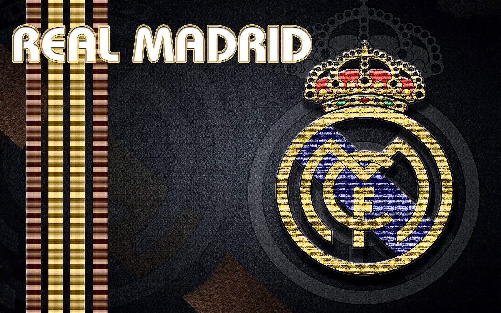 Real Madrid Logo Wallpaper Widescreen1 Wallpaper Hd - Real Madrid Logo Hd  Wallpapers 2017 - 1600x1000 Wallpaper 