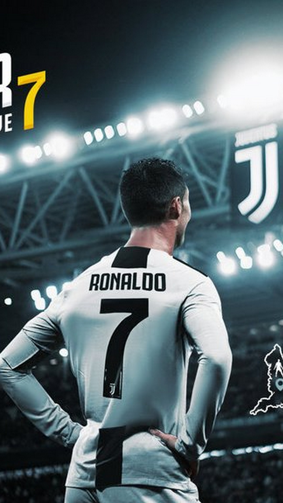 Cr7 Juventus Iphone Wallpaper With Image Resolution - Cristiano Ronaldo  Juventus 4k - 1080x1920 Wallpaper 