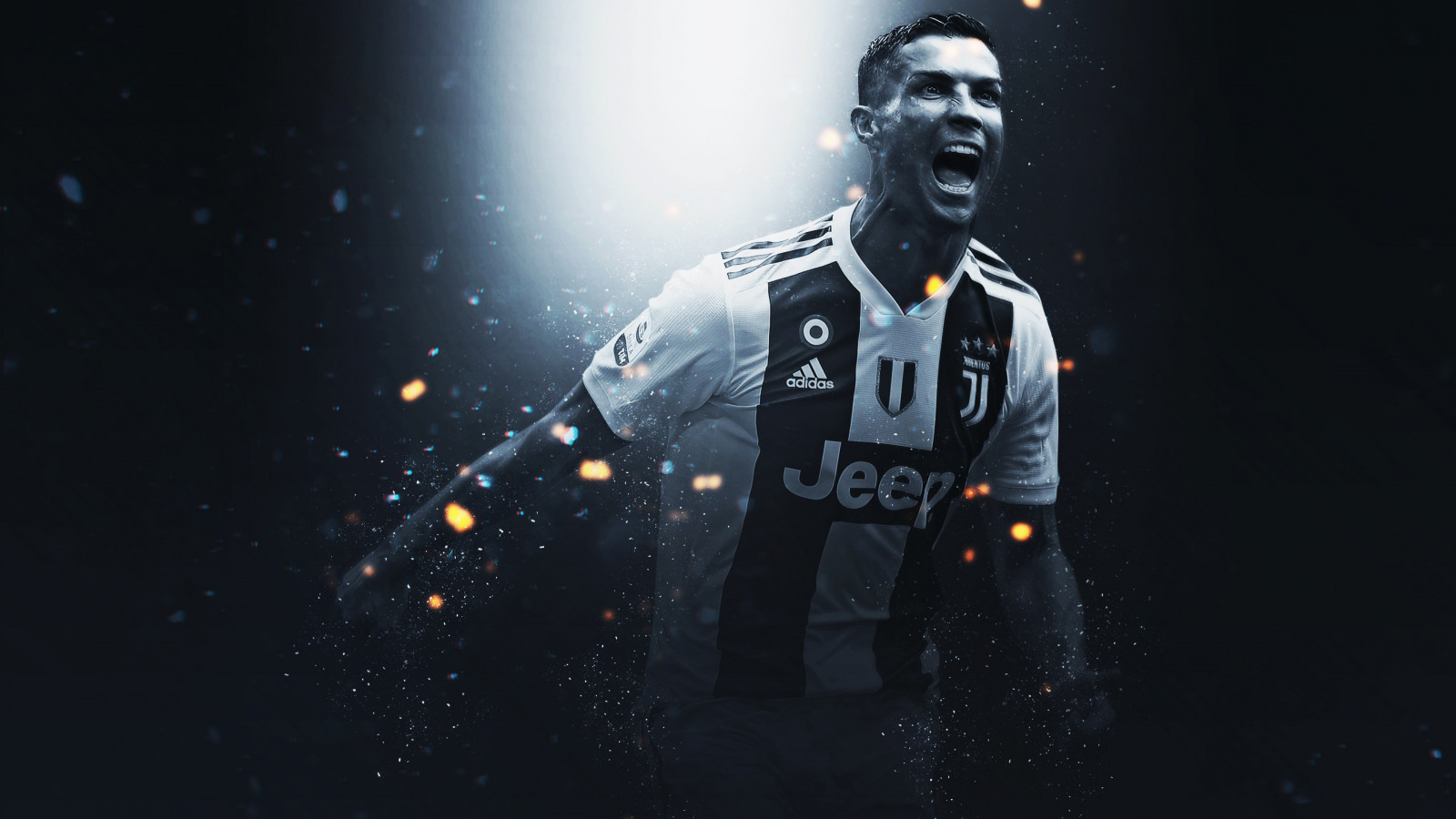Cristiano Ronaldo At Juventus Wallpaper - Cristiano Ronaldo Hd Desktop - HD Wallpaper 