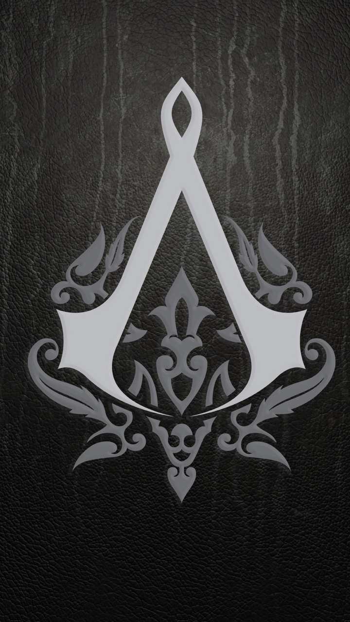 Wallpaper Assassins Creed, Emblem, Background, Sign - 720x1280 Wallpaper -  