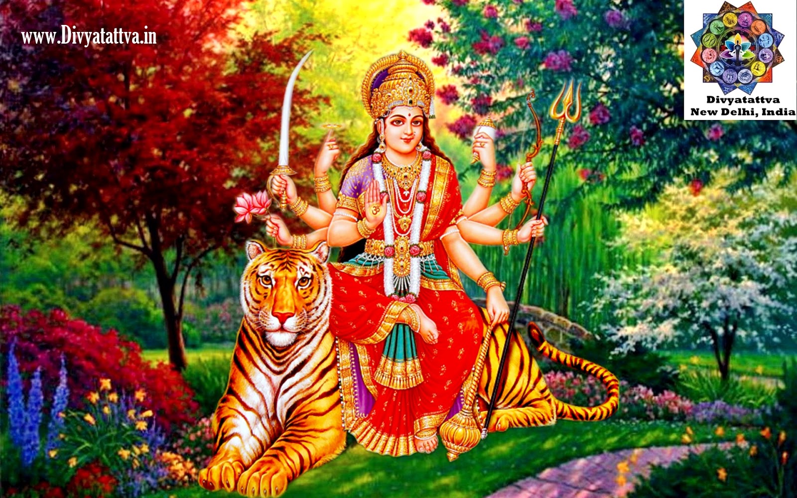 Goddess Durga Hd Wallpaper Free Download, Devi Durga - Maa Durga Hd  Wallpaper 1080p - 1600x1000 Wallpaper 