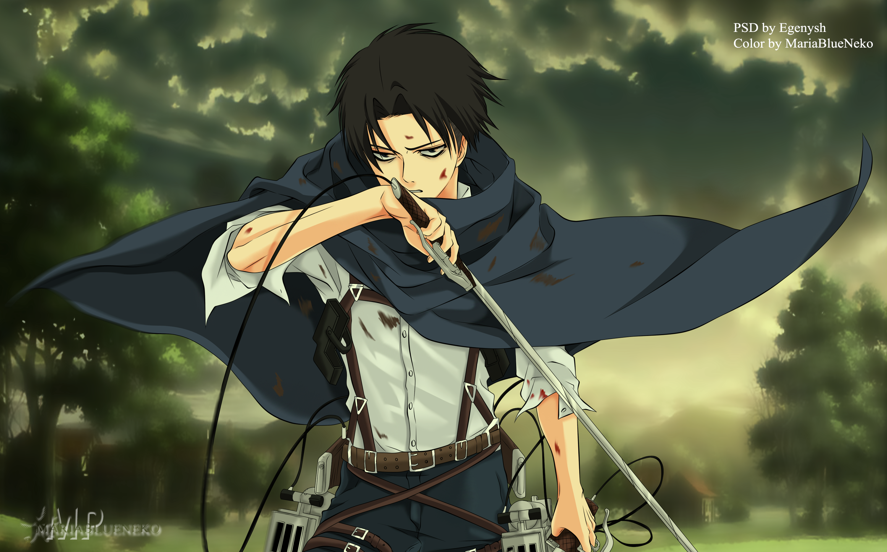 Levi Ackerman Wallpaper Hd - HD Wallpaper 