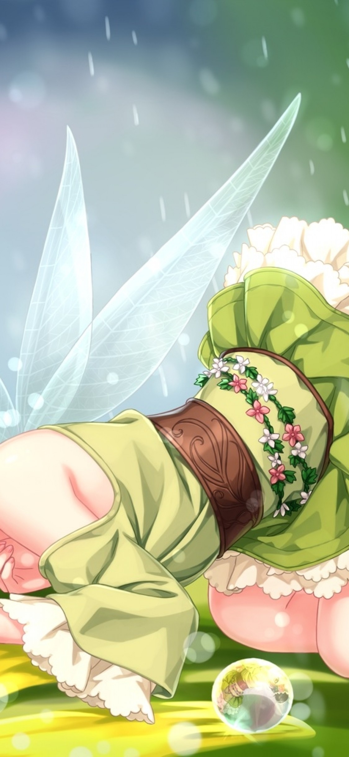 Yazawa Nico, Love Live, Fairy, Wings, Dress, Lying - HD Wallpaper 