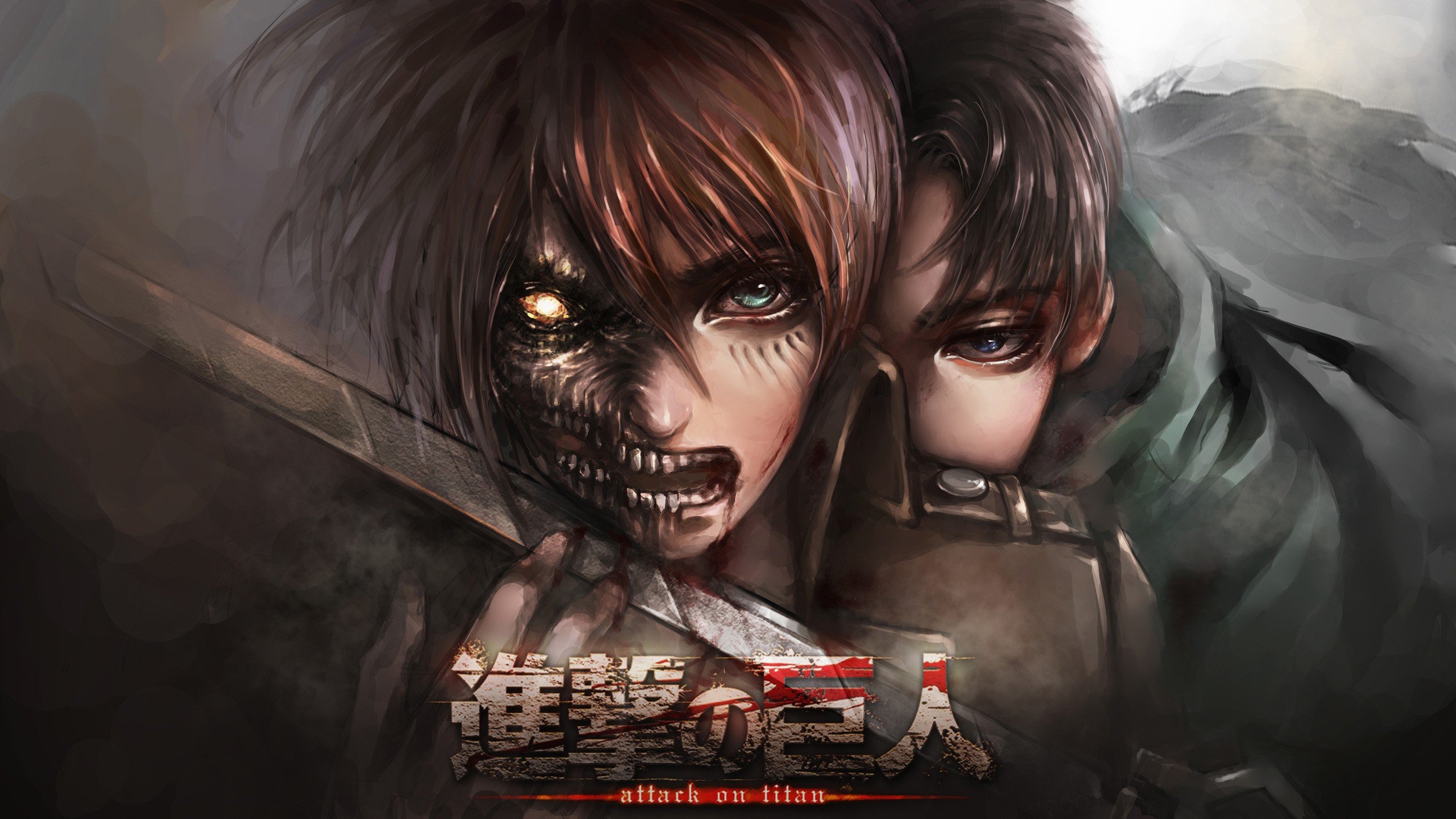 Awesome Attack On Titan Free Wallpaper Id - Shingeki No Kyojin 2 Wallpaper Hd - HD Wallpaper 