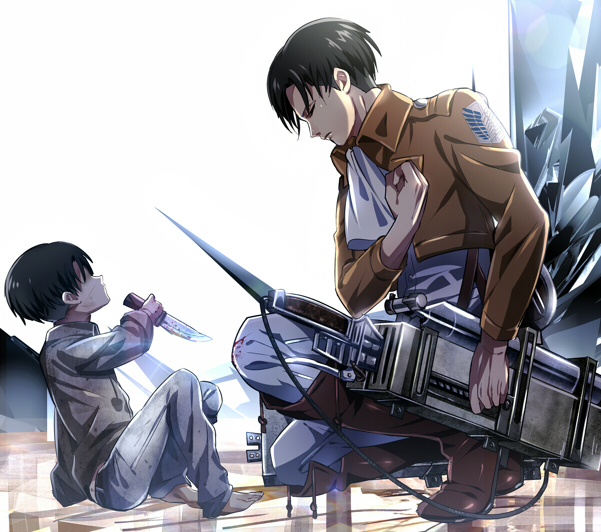 Levi Attack On Titan Fanart - HD Wallpaper 