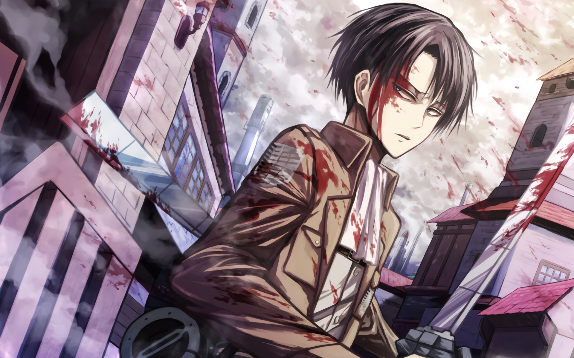 High Resolution Levi Ackerman Hd Wallpaper Id - Levi Ackerman Wallpaper Hd - HD Wallpaper 