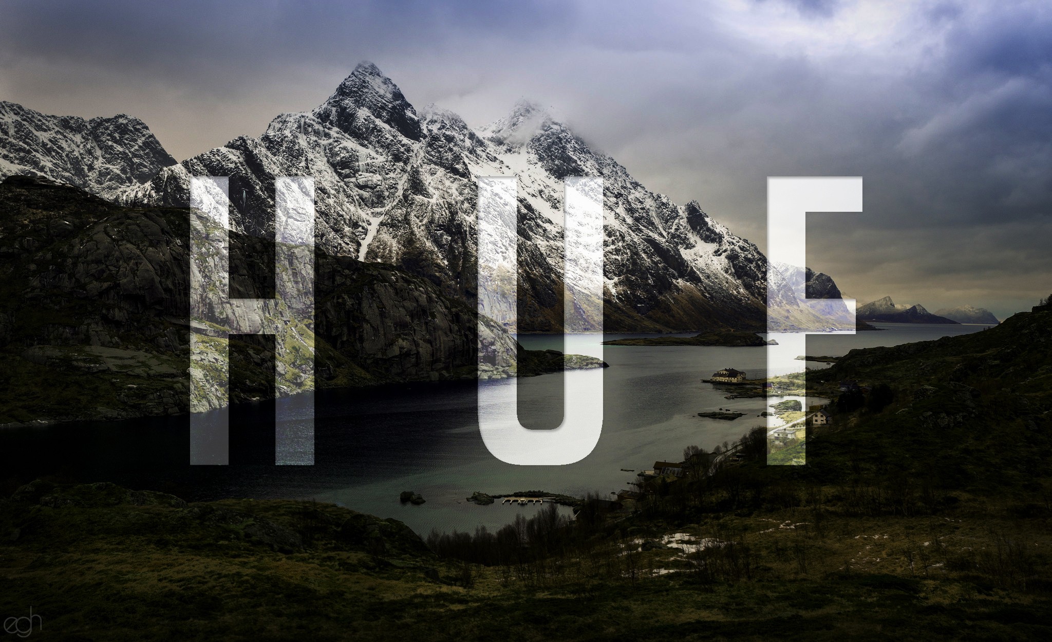 Huf, Nature, Writing, Mountain, River Wallpapers Hd - Macbook Wallpaper Huf - HD Wallpaper 