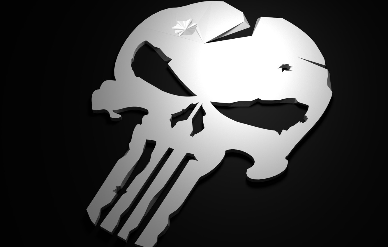 Photo Wallpaper Sake, Marvel, Comics, The Punisher - Punisher Logo Wallpaper Hd - HD Wallpaper 