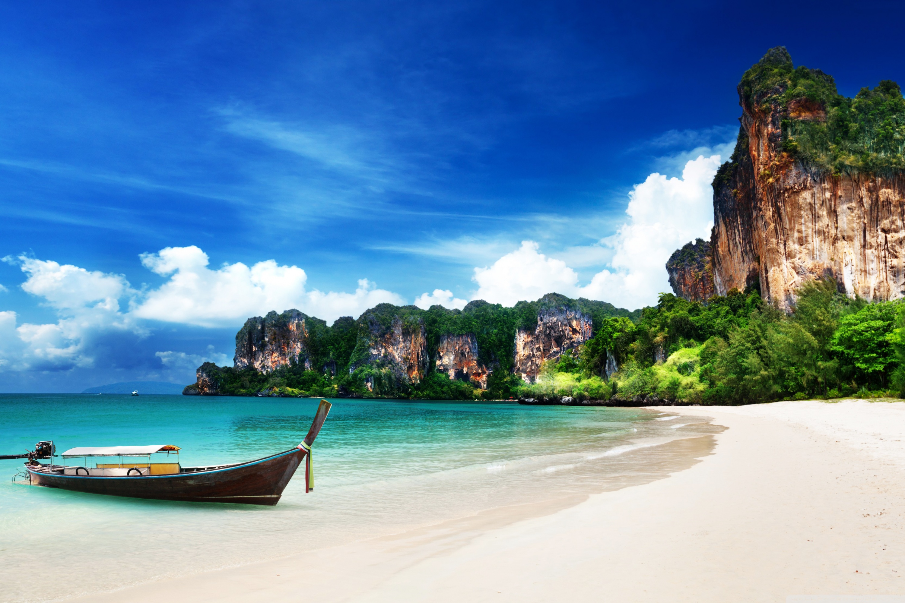 High Resolution Beautiful Beach - HD Wallpaper 