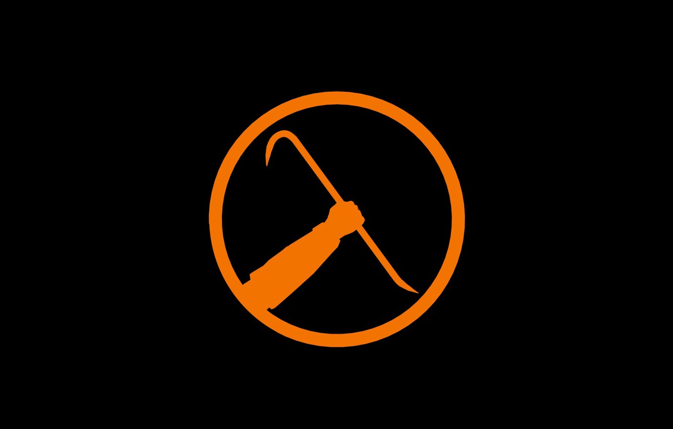 Photo Wallpaper Half-life, Gordon Freeman, Jimmy, Black - Half Life Logo - HD Wallpaper 