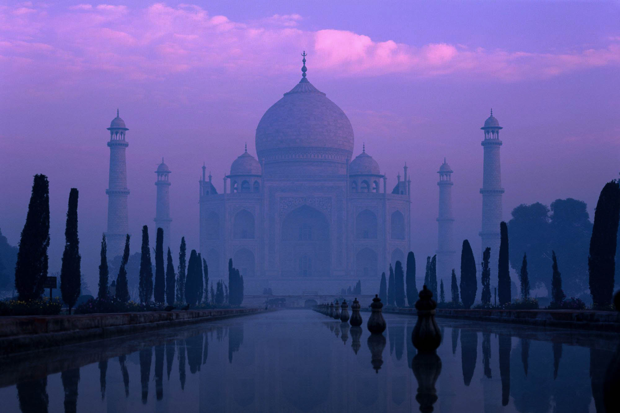 Taj Mahal Early Morning - HD Wallpaper 