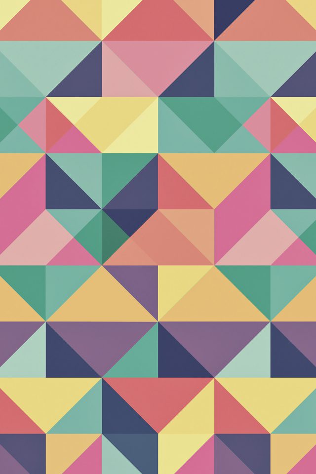 Abstract Polygon Art Pattern Rainbow Iphone Wallpaper - Patterns Variation - HD Wallpaper 