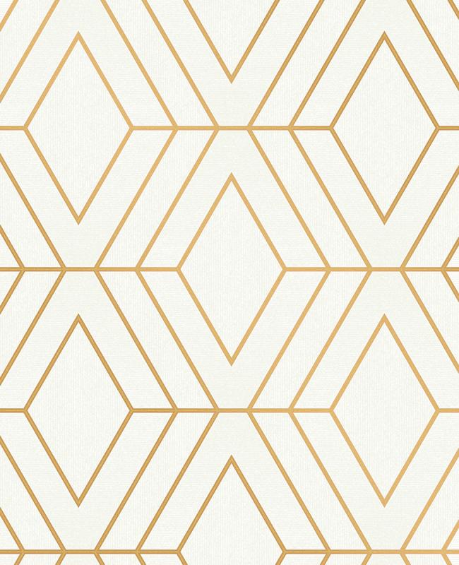 Adaline Off White Glitter Geometric Wwh42344 Brewster - Geometric Wallpaper Gold And White - HD Wallpaper 