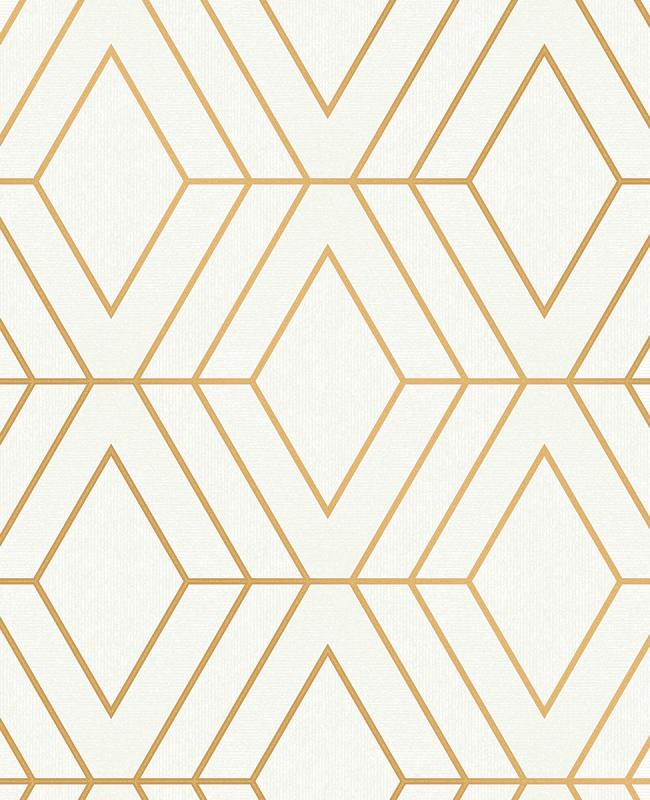 Adaline Off White Glitter Geometric Wwh42344 Brewster - Geometric Wallpaper Gold And White - HD Wallpaper 