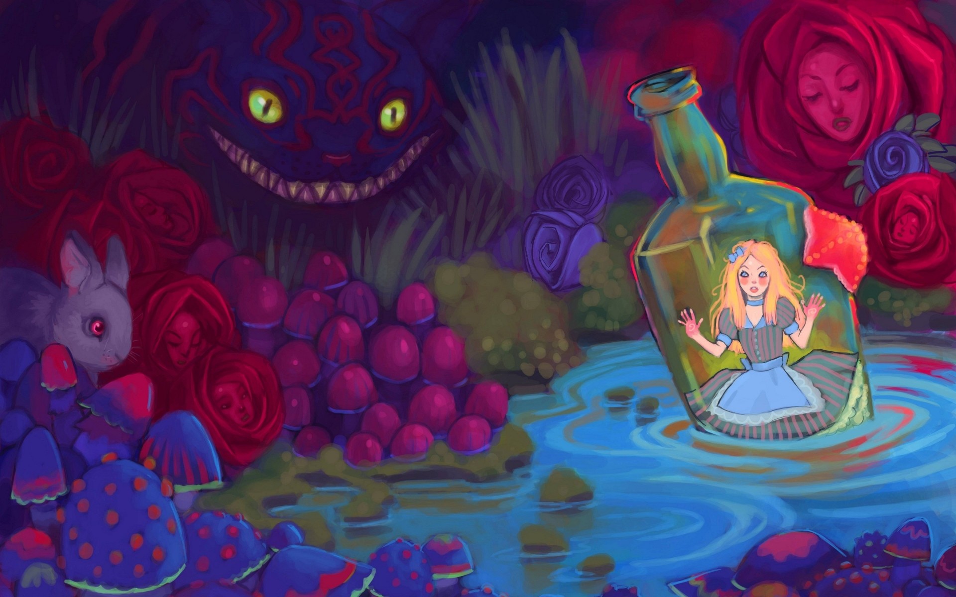 1920x1200, 
 Data Id 48240 
 Data Src /walls/full/d/6/a/48240 - Alice In Wonderland Desktop Background - HD Wallpaper 