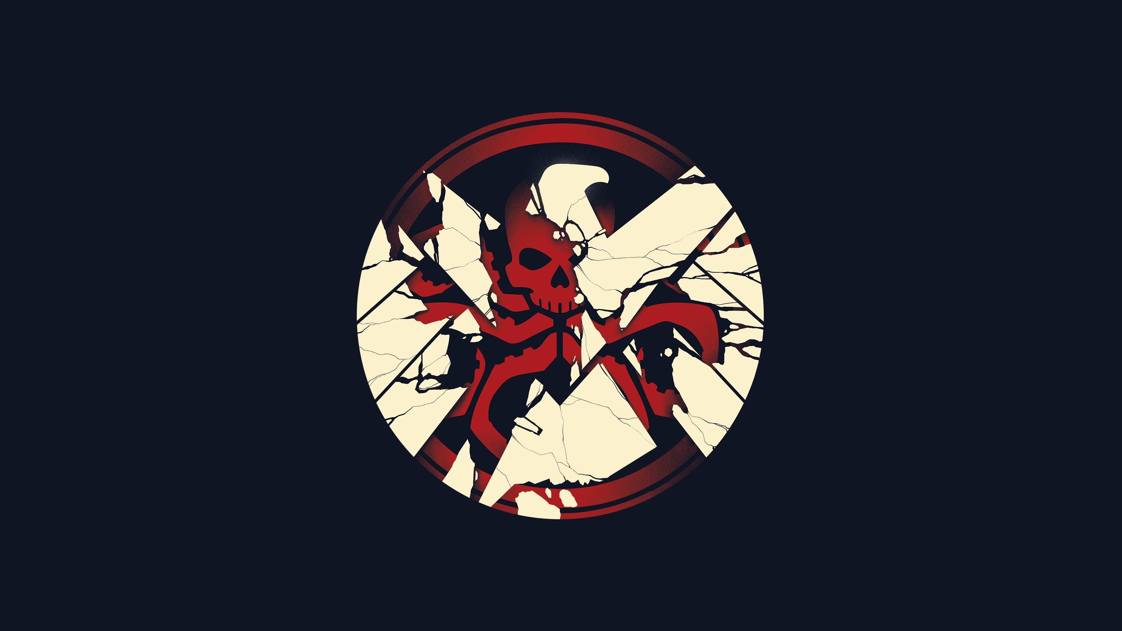 Shield Hydra Logo Marvel - HD Wallpaper 