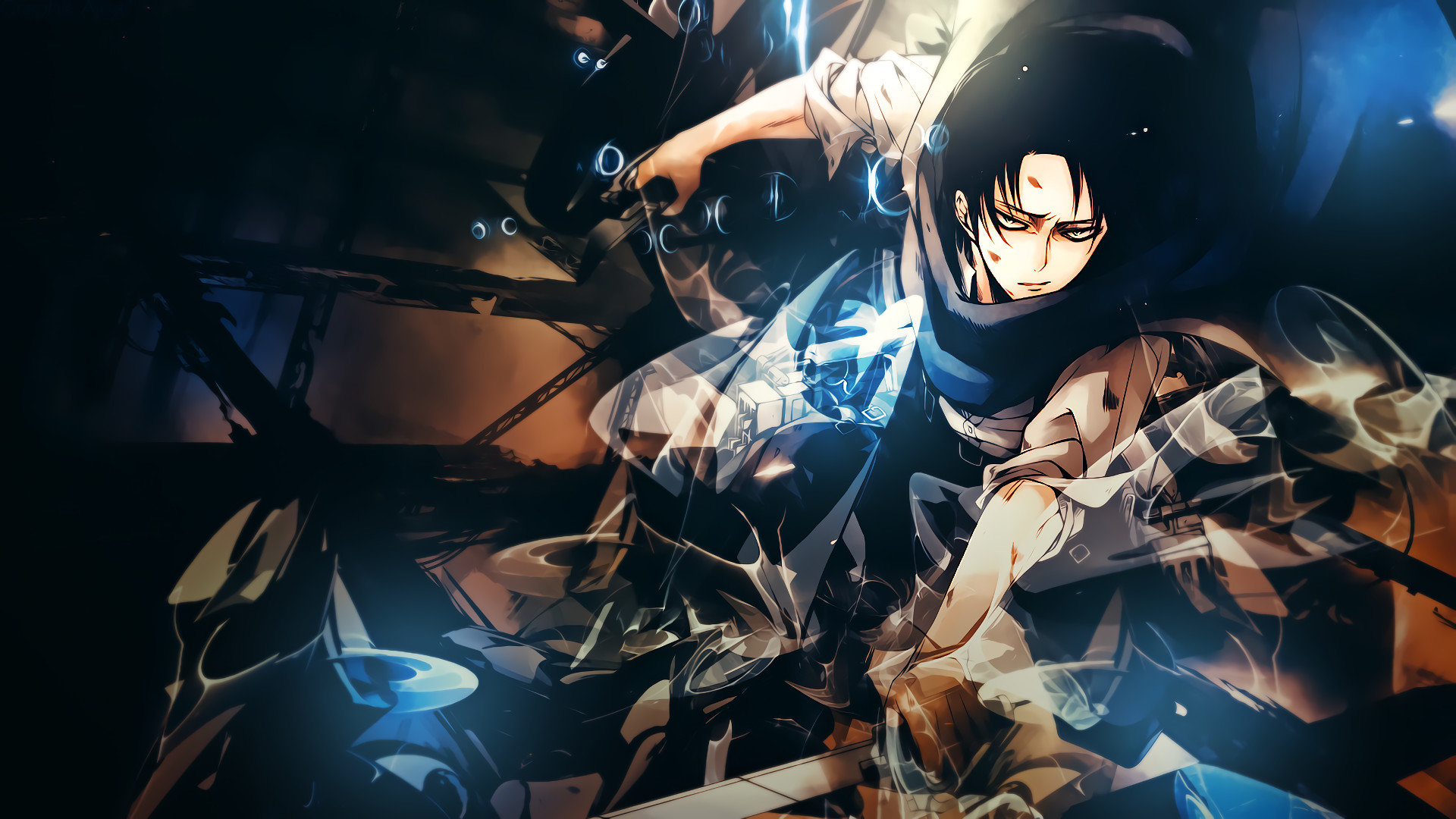 Awesome Levi Ackerman Free Wallpaper Id - Levi Ackerman Wallpaper 1080p - HD Wallpaper 