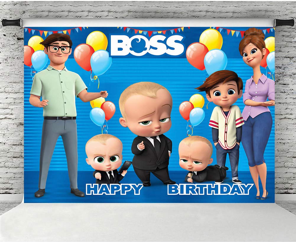 Boss Baby Birthday Background - HD Wallpaper 