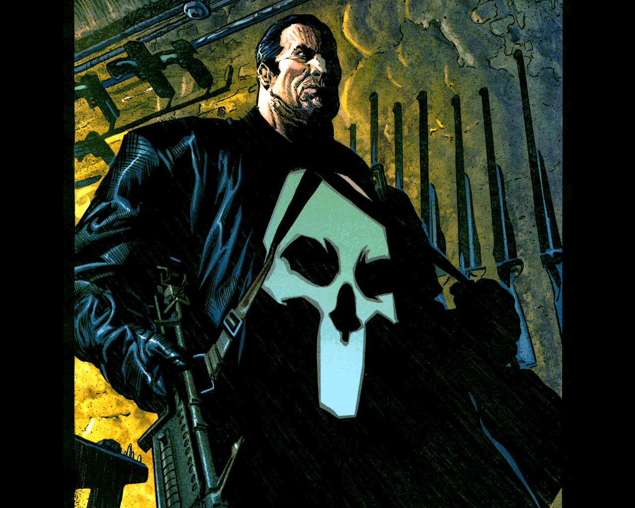 Awesome The Punisher Free Wallpaper Id - Old Frank Castle - HD Wallpaper 