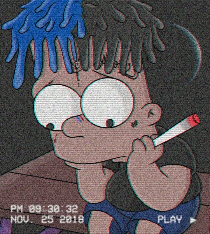 Bart Triste, Simpson, Sad ,trap ,vhs ,wallpaper By - Imagen De Bart Simpson Triste - HD Wallpaper 