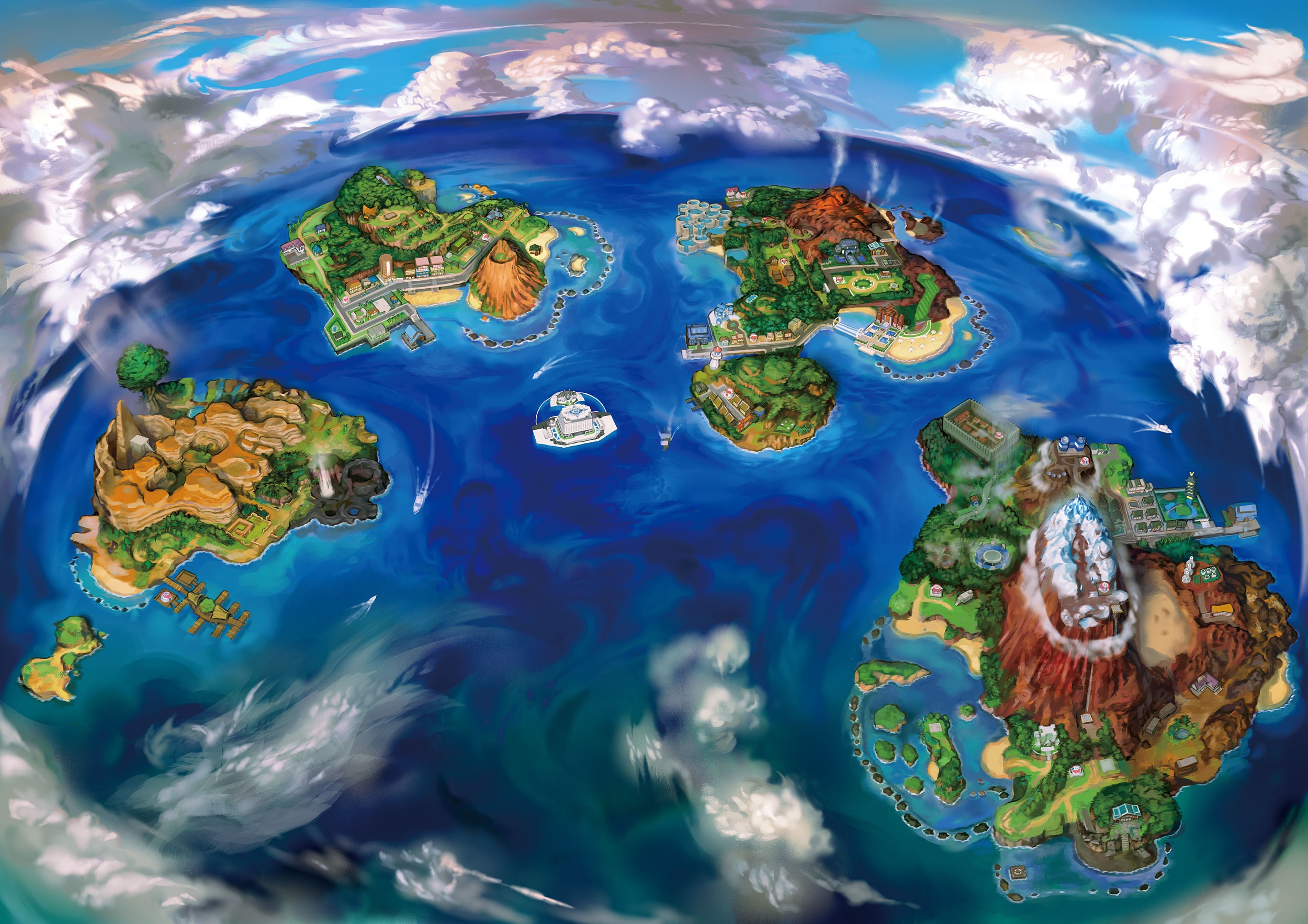 Sun And Moon Desktop Wallpaper - Pokemon Sun Moon Hd - HD Wallpaper 