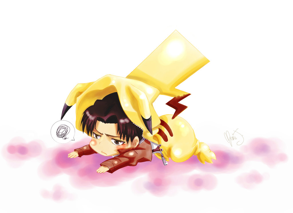 Levi Is Pikachu - Levi Ackerman Pikachu - HD Wallpaper 
