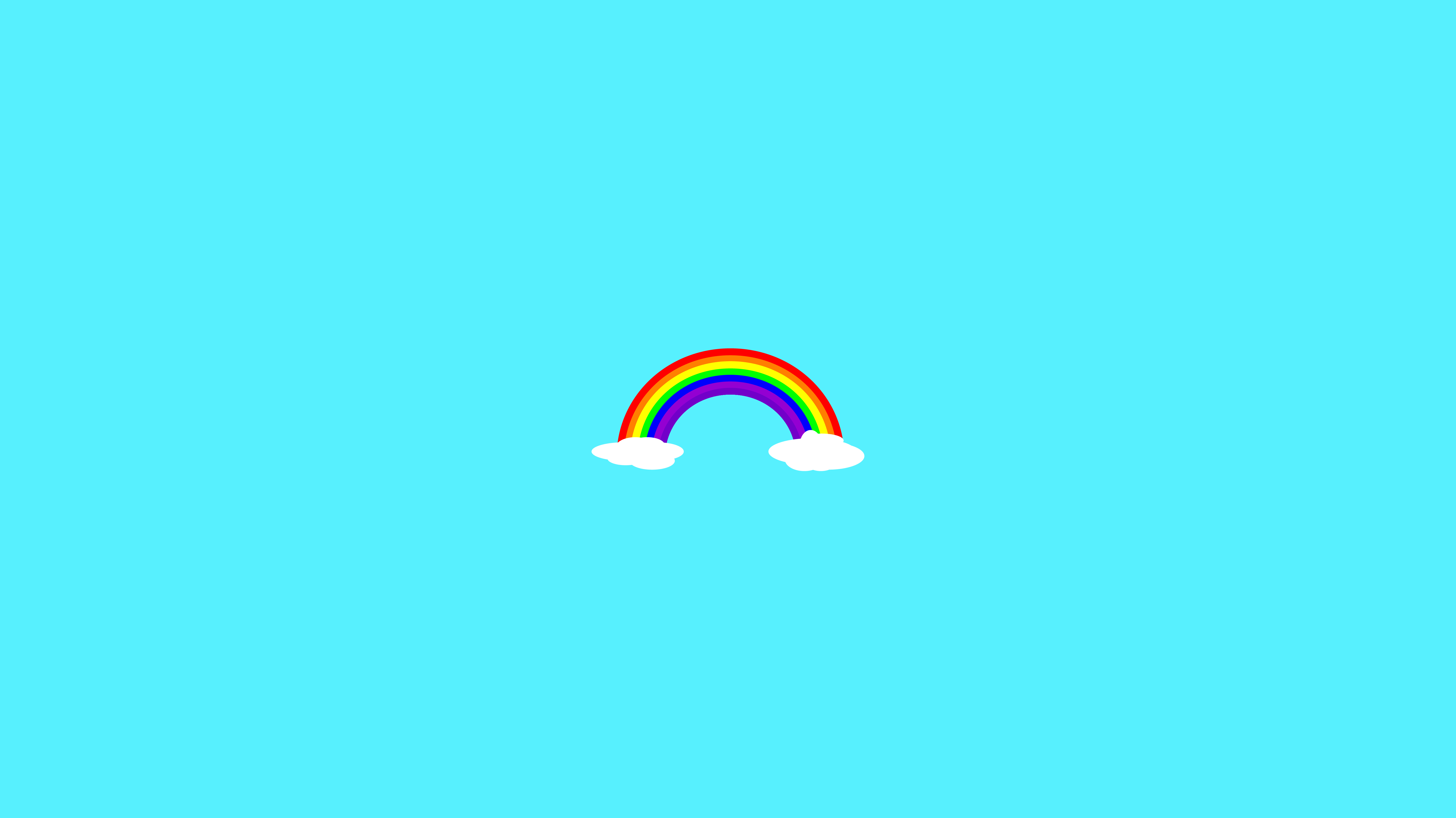 Minimalist Rainbow Iphone - HD Wallpaper 