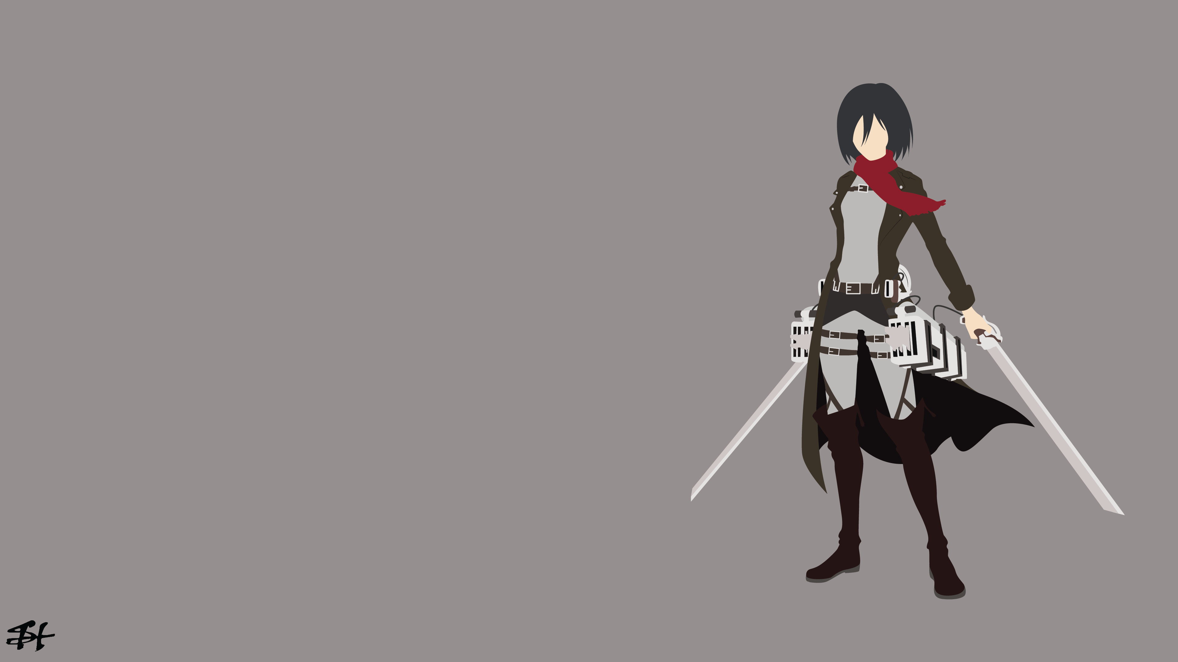 Awesome Mikasa Ackerman Free Wallpaper Id - Attack On Titan Levi Wallpaper 4k - HD Wallpaper 