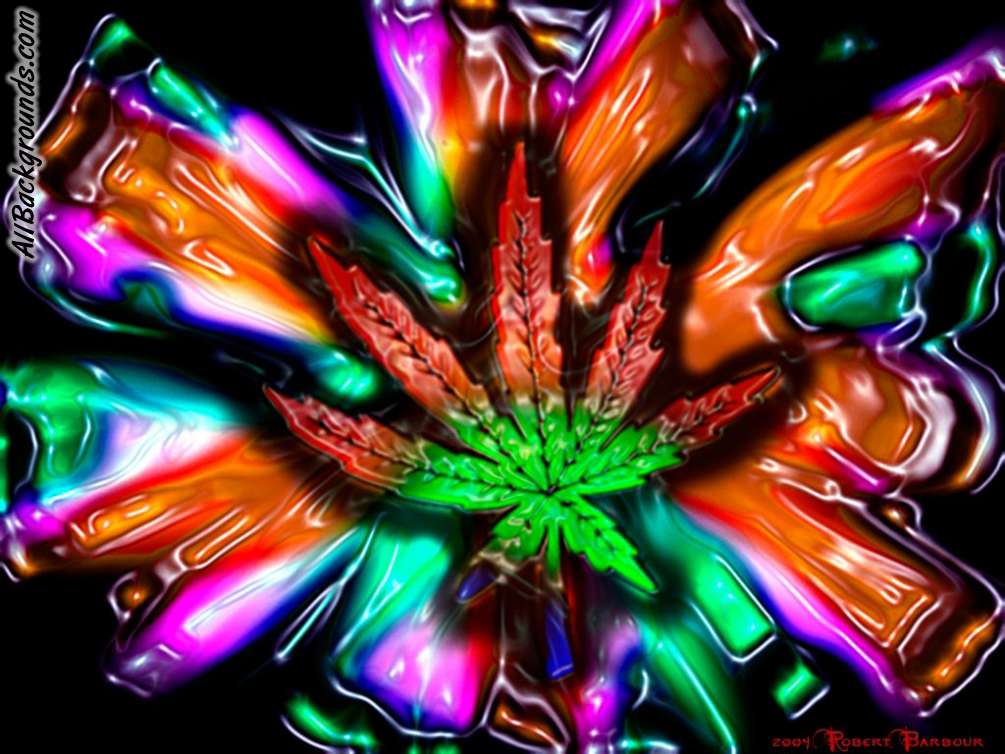 Trippy 420 - HD Wallpaper 