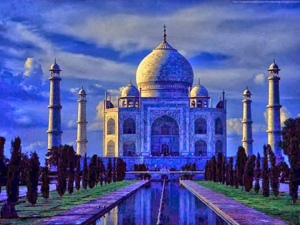 Taj Mahal - 1024x768 Wallpaper 