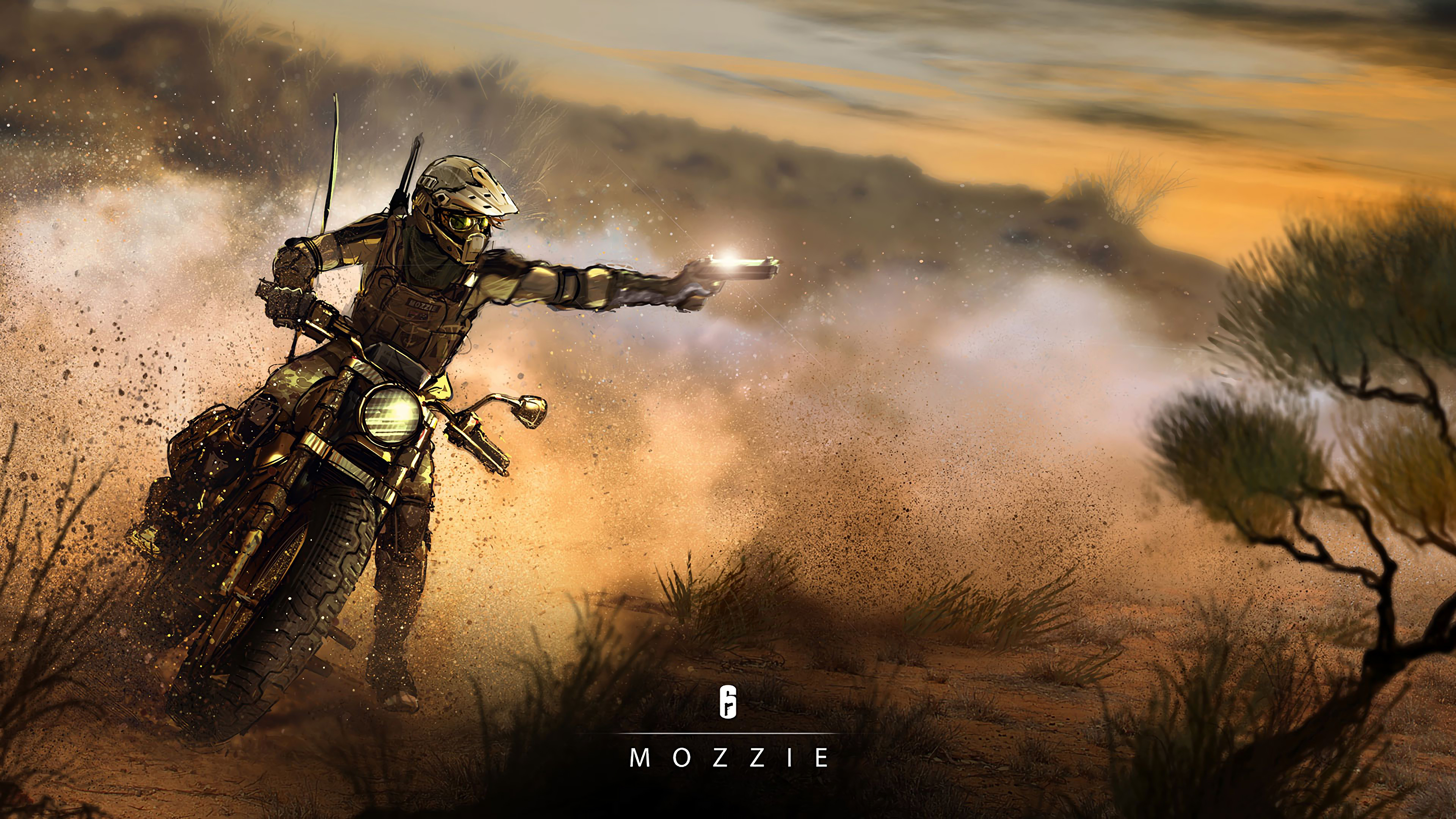 Mozzie, Rainbow Six Siege, 4k, - Rainbow Six Siege Mozzie - HD Wallpaper 