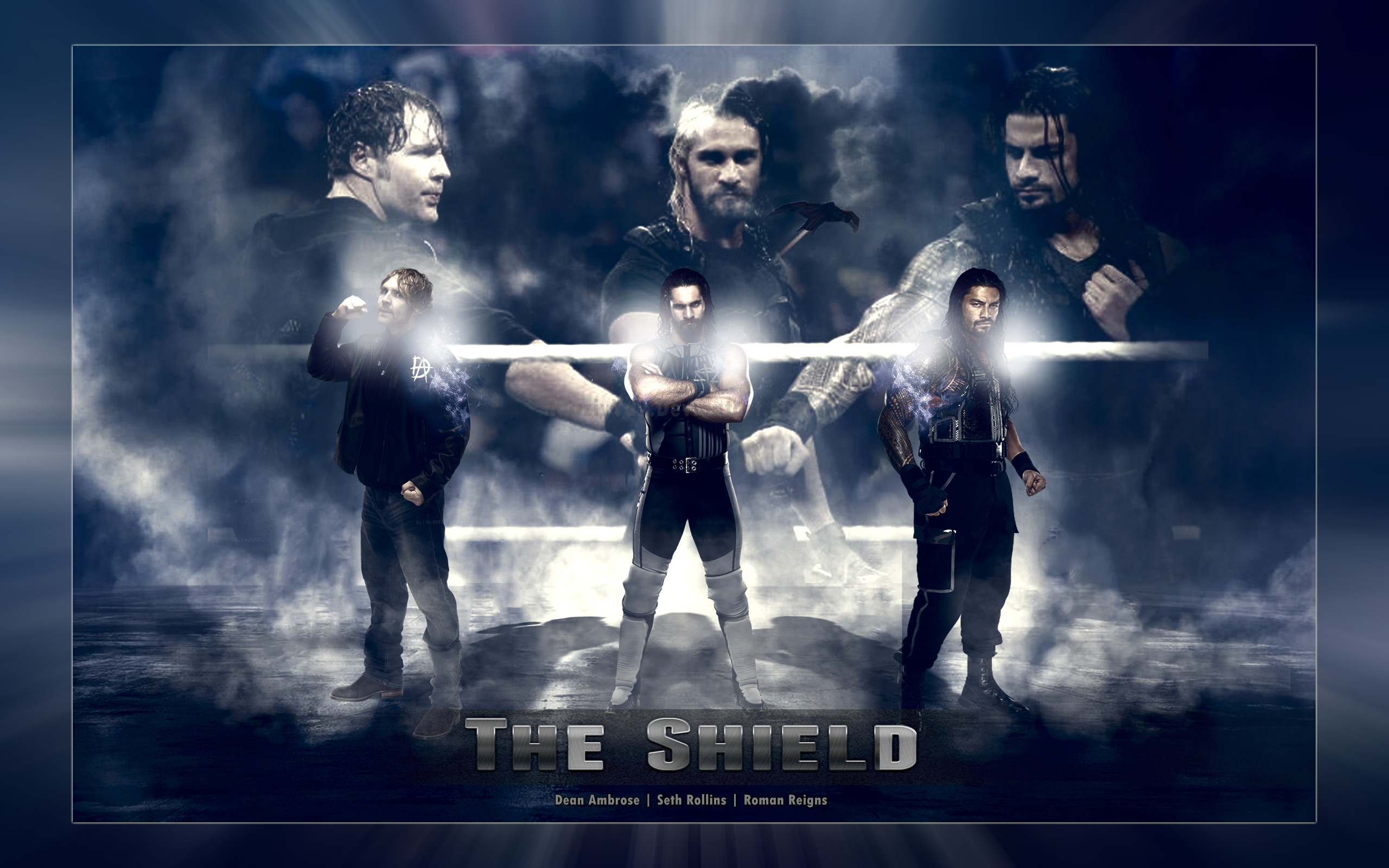 The Shield Wallpaper By Raazivydv The Shield Wallpaper - Wwe The Shield 2017 - HD Wallpaper 