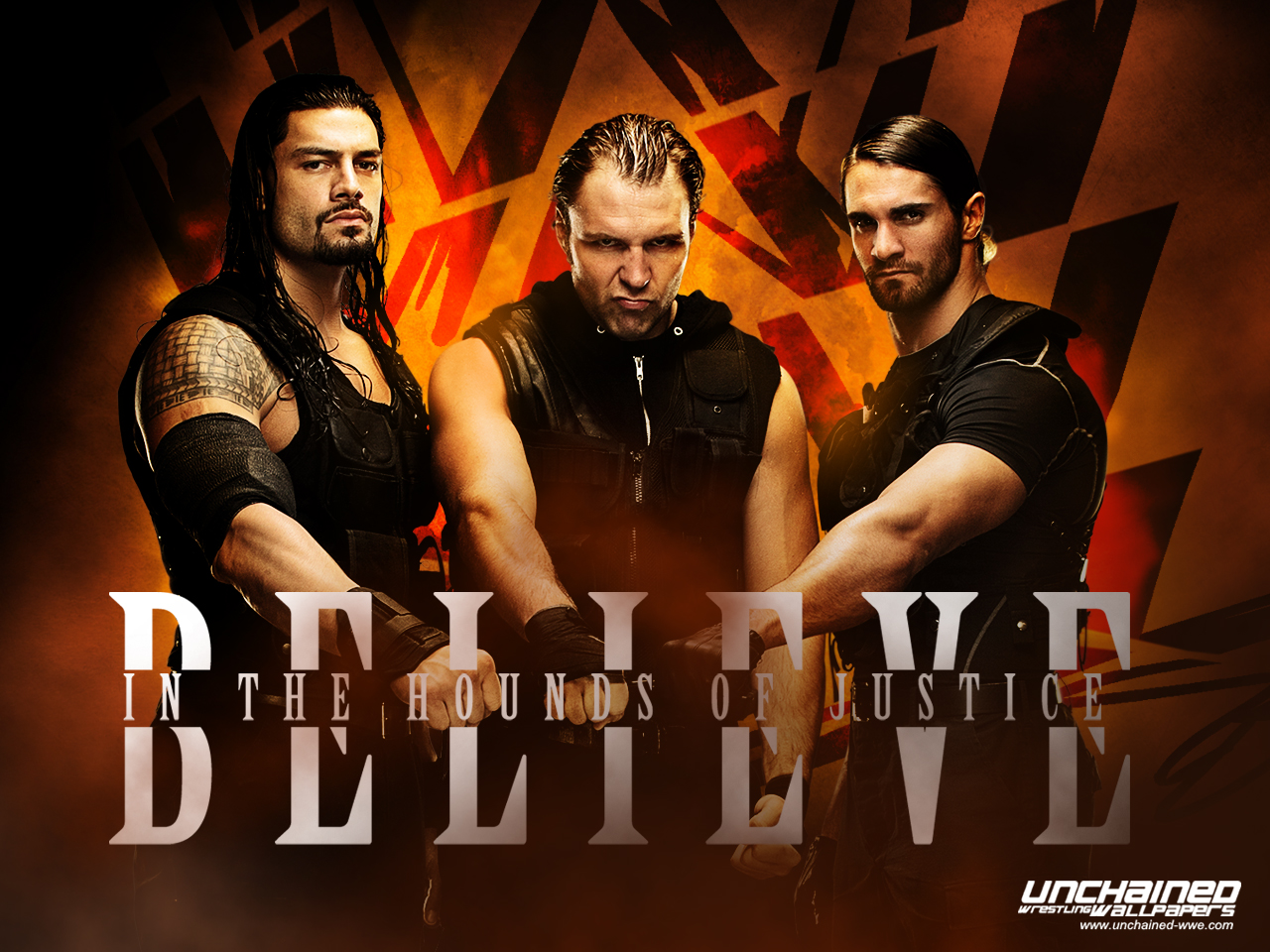 Believe In The Hounds Of Justice - Shield Wwe - HD Wallpaper 