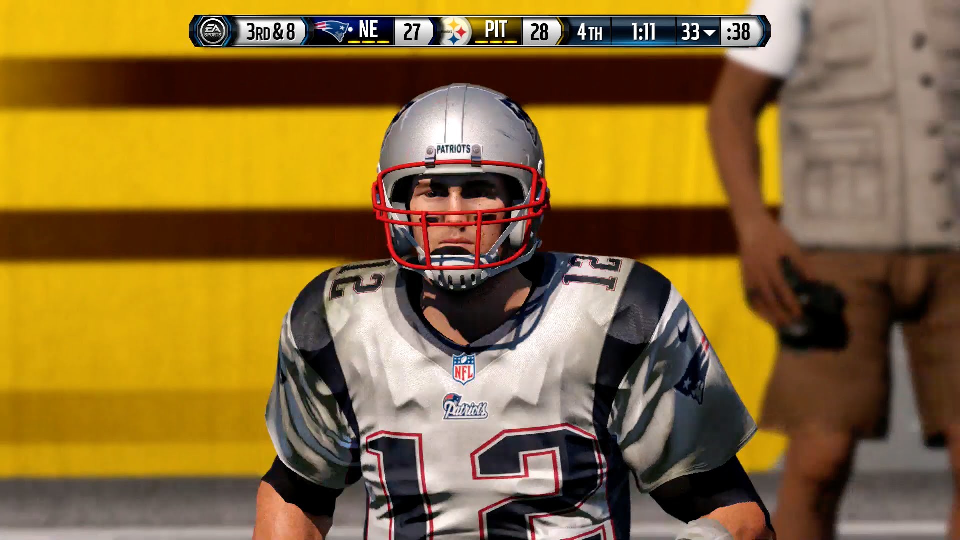 Madden Nfl 15 Gameplay - Le Veon Bell Tom Brady - HD Wallpaper 