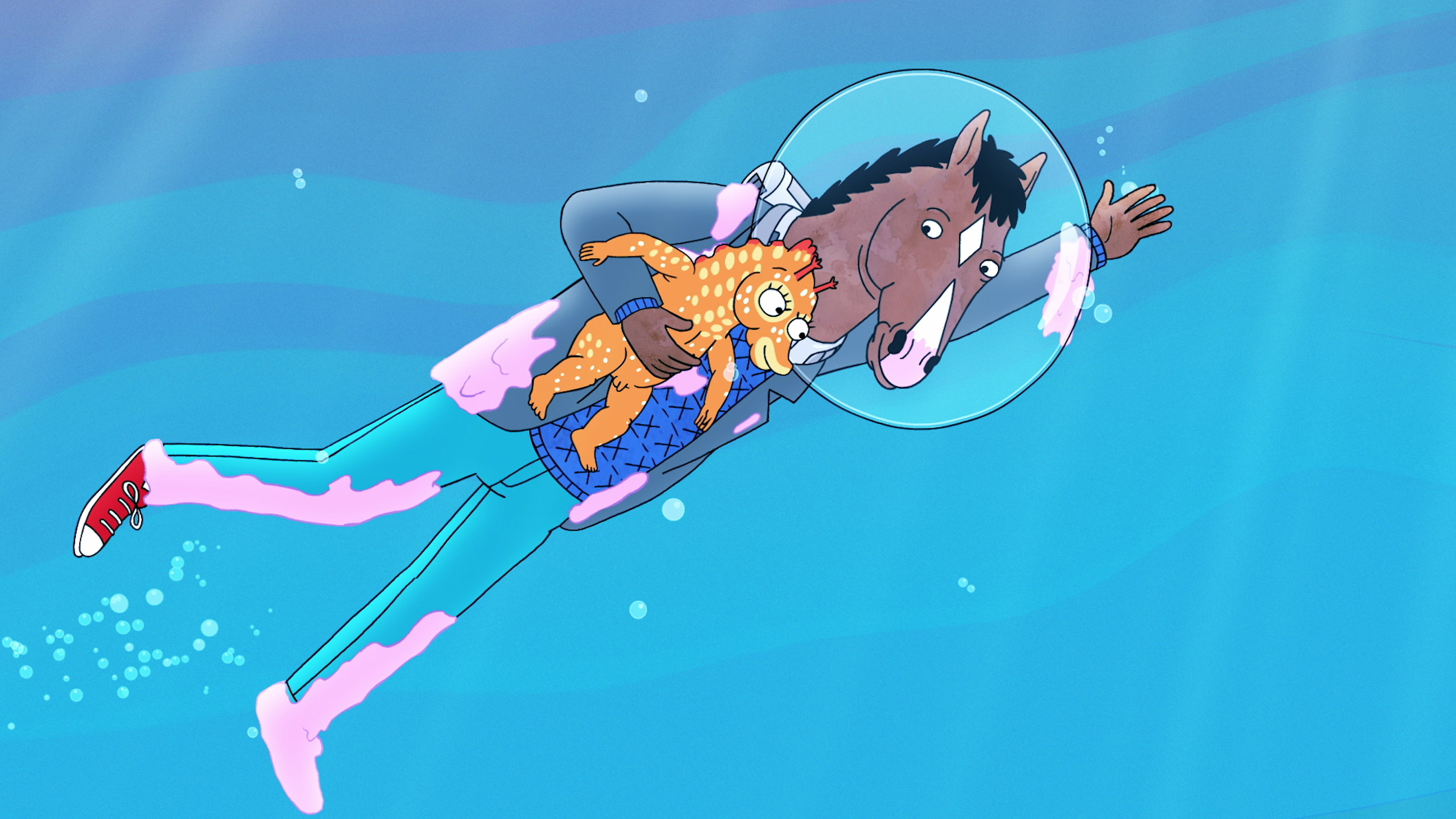 Fish Out Of Water Bojack - HD Wallpaper 