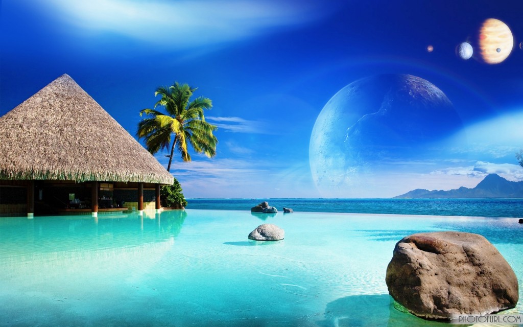 Summer Wallpaper Hd Widescreen Free Wallpaper - Beautiful Beach Wallpapers Backgrounds - HD Wallpaper 