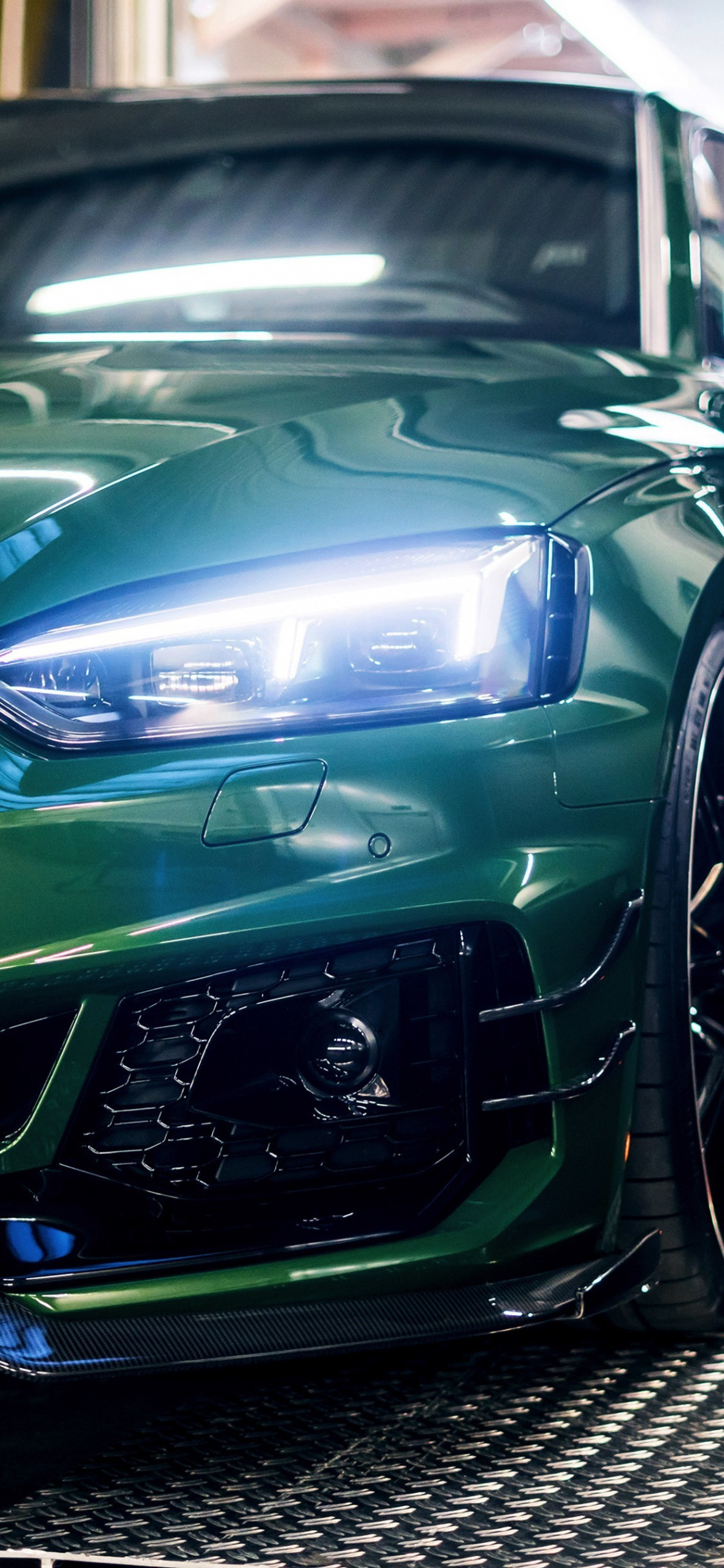 1125x2436, Audi Rs5 R Coupe, Abt, Sportsline, Headlight, - Audi Rs5 Wallpaper Iphone - HD Wallpaper 