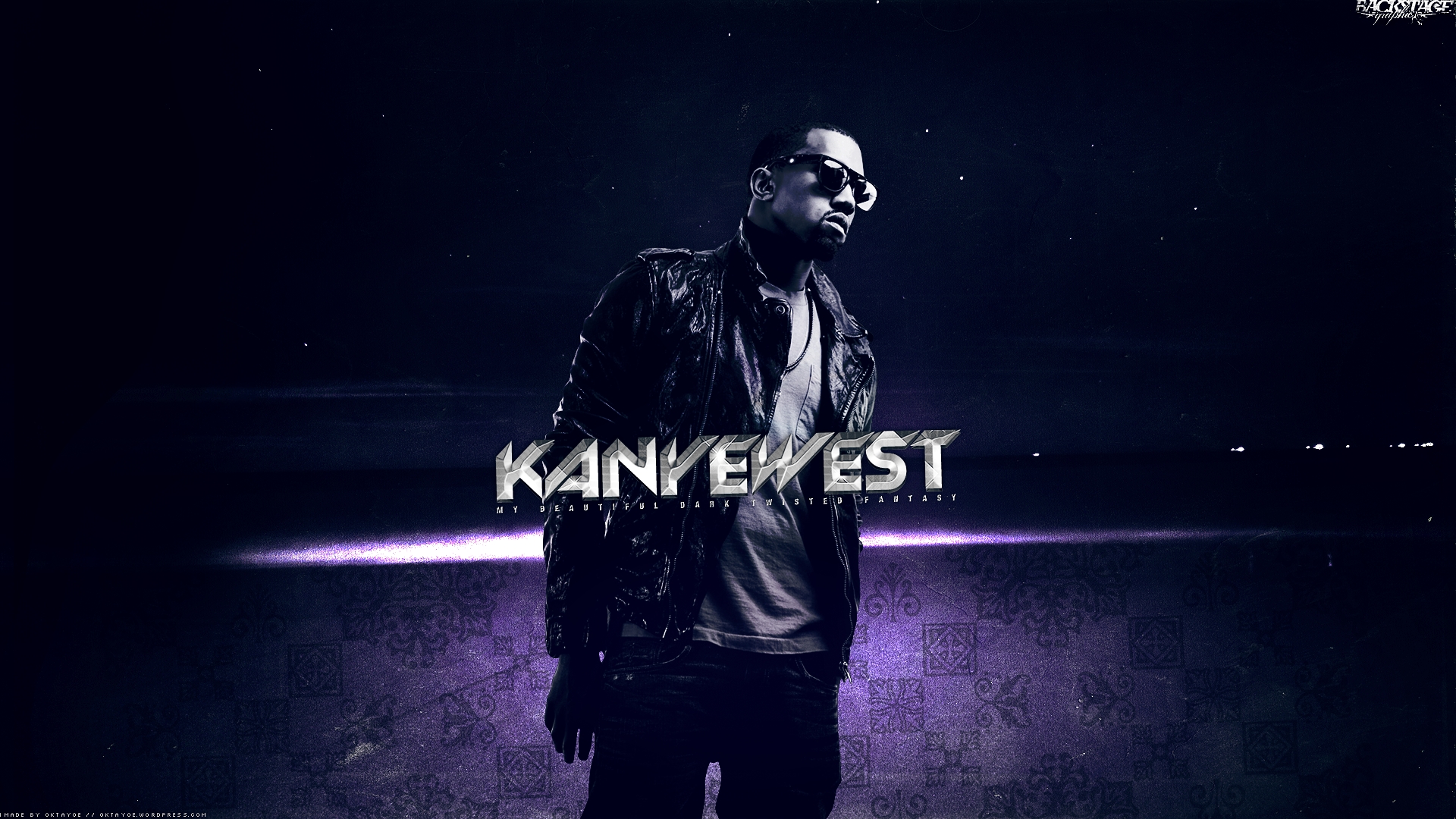 Download Wallpaper Kanye West, Jacket, Glasses, Look - My Beautiful Dark Twisted Fantasy - HD Wallpaper 