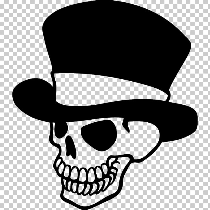 Skeleton In Top Hat - HD Wallpaper 