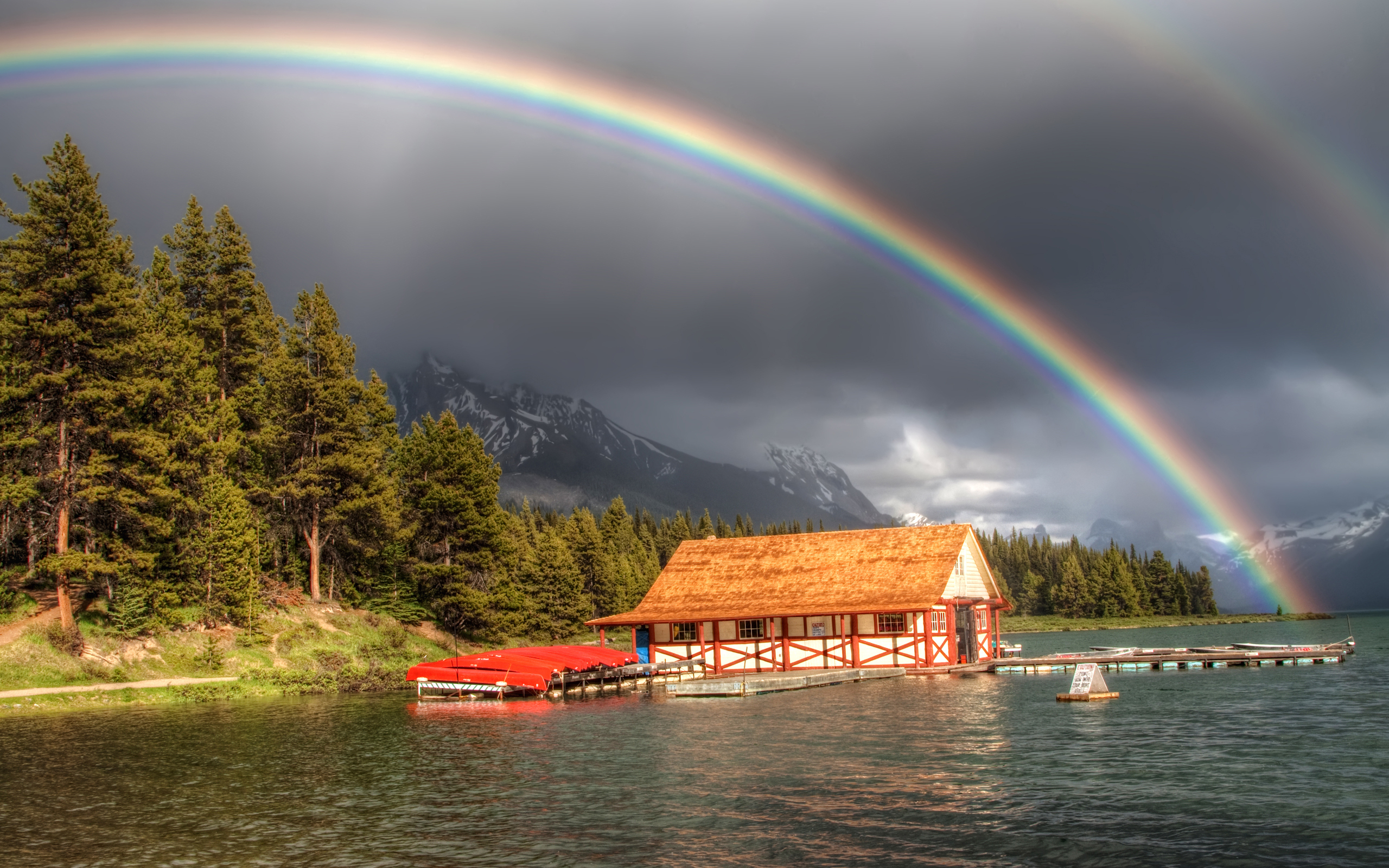 Nature Rainbow Background Hd - HD Wallpaper 